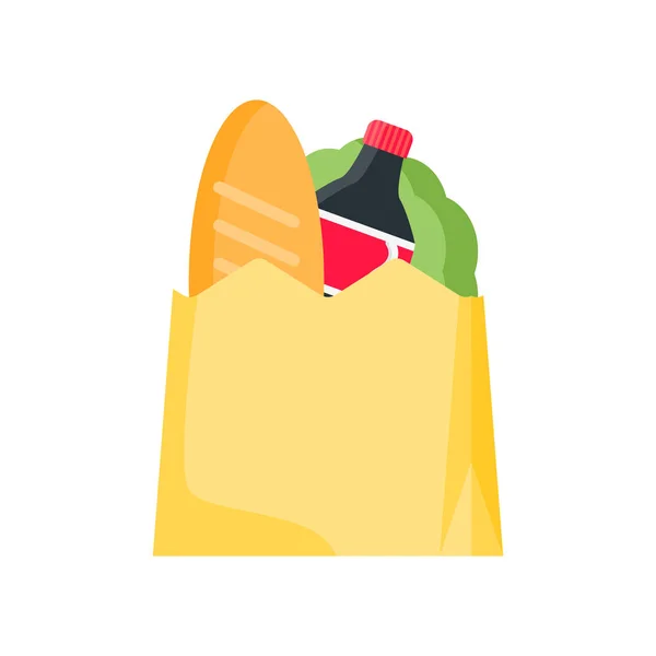 Comestibles icono signo vectorial y símbolo aislado en el fondo blanco — Vector de stock