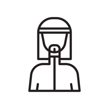 Bedevi simge vektör işareti ve beyaz arka plan üzerinde izole sembolü