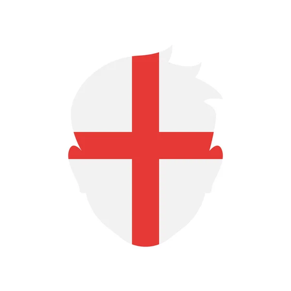 Anglia ikon vektor jel és szimbólum elszigetelt fehér background — Stock Vector