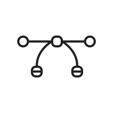 Vektör simge vektör işareti ve beyaz arka plan üzerinde vektör logo kavramı izole sembolü