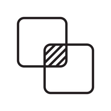 Kavşak simge vektör işareti ve beyaz arka plan üzerinde kavşak logo kavramı izole sembolü