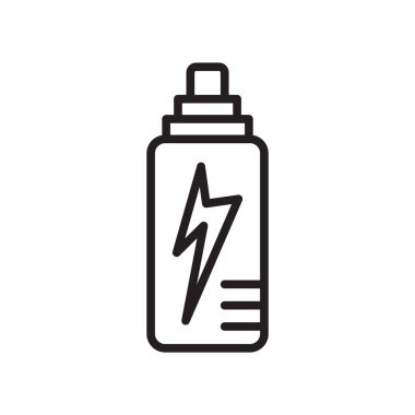 Beyaz arka plan üzerinde Carging işareti izole Carging simge vektör ,