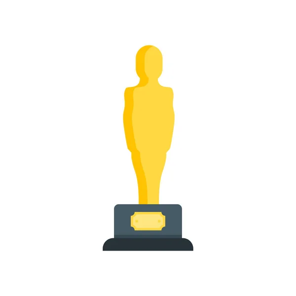 Oscar ikonen vektor logga och symbol isolerad på vit bakgrund, — Stock vektor