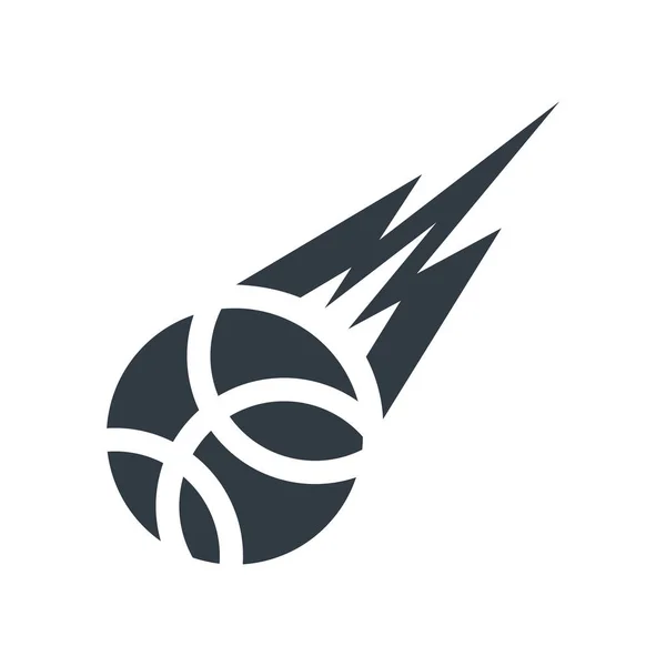 Koszykówka ikona wektor znak i symbol na białym tle na biały backgro — Wektor stockowy