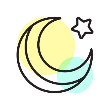 Islam simge vektör işareti ve beyaz arka plan üzerinde izole sembolü, 