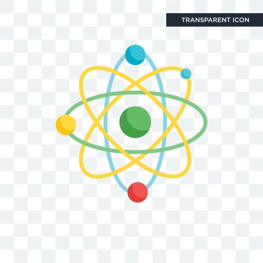 Saydam arka plan üzerinde bilim izole bilim vektör simgesi 