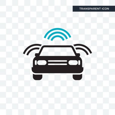 saydam arka plan üzerinde autopi izole otomatik pilot vektör simgesi