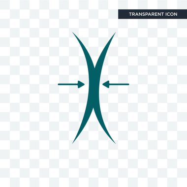 saydam arka plan üzerinde elastik izole elastik vektör simgesi 