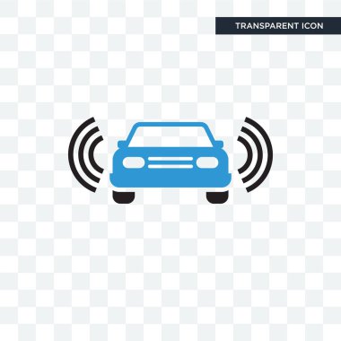 saydam arka plan üzerinde autopi izole otomatik pilot vektör simgesi