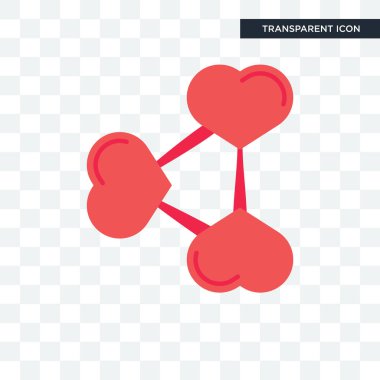 saydam arka plan üzerinde izole paylaşım png vektör simge, paylaşmak 