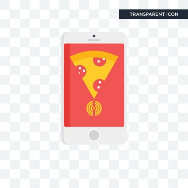 saydam arka plan üzerinde mobil izole mobil uygulaması vektör simgesi