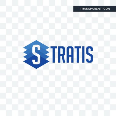 saydam arka plan üzerinde stratis izole stratis vektör simgesi 