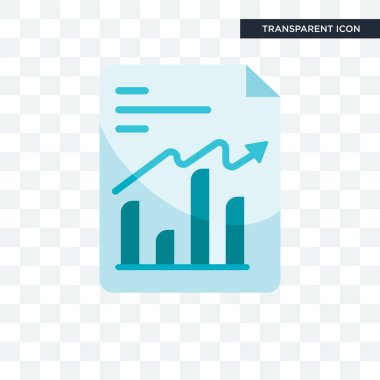 Saydam arka plan üzerinde Analyt izole analytics vektör simgesi