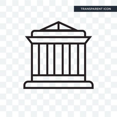 Saydam arka plan üzerinde geçmiş izole geçmiş vektör simgesi 