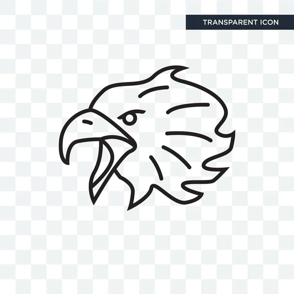 Izolované na průhledné pozadí, Eagle logo Eagle vektorové ikony — Stockový vektor