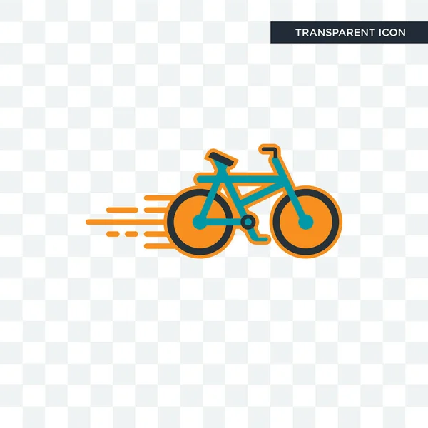 Tienda de bicicletas icono vectorial aislado sobre fondo transparente, bicicleta s — Vector de stock