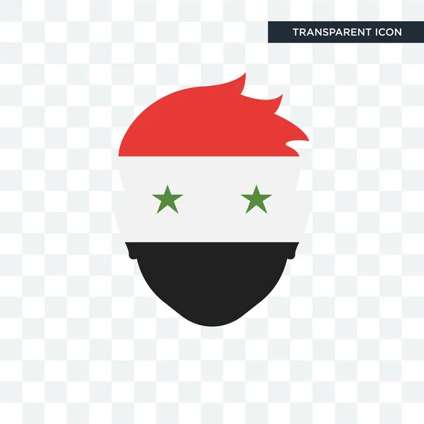 Syria vektorsymbol isoliert auf transparentem hintergrund, syria logo — Stockvektor