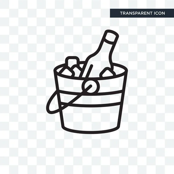 Εικονίδιο του κρασιού φορέα που απομονώνονται σε διαφανές φόντο, κρασί λογότυπο του σχεδιασμού — Διανυσματικό Αρχείο