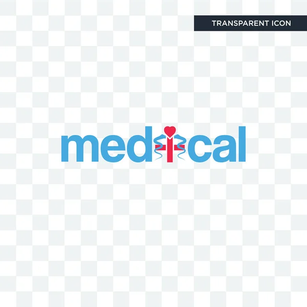 Icono del vector médico aislado sobre fondo transparente, médico — Vector de stock