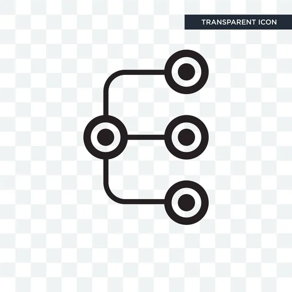 Diagramm-Vektorsymbol isoliert auf transparentem Hintergrund, Diagramm — Stockvektor