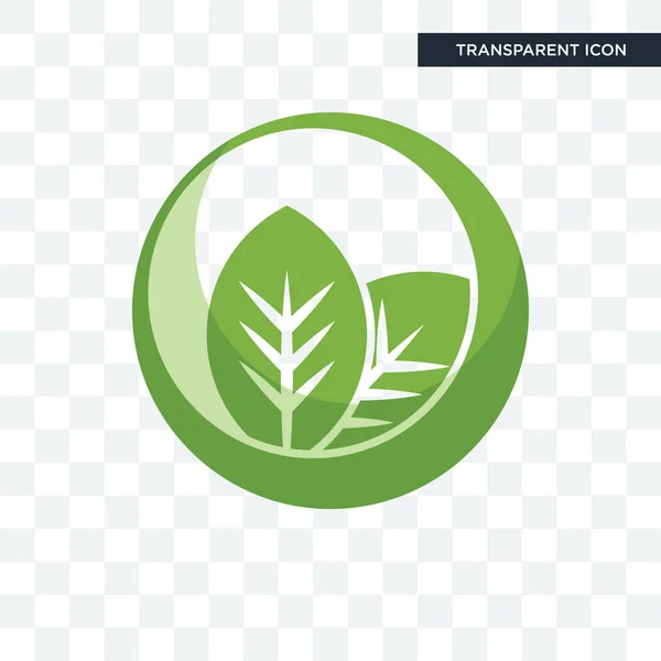 Blad vector pictogram geïsoleerd op transparante achtergrond, Leaf logo d Vectorbeelden