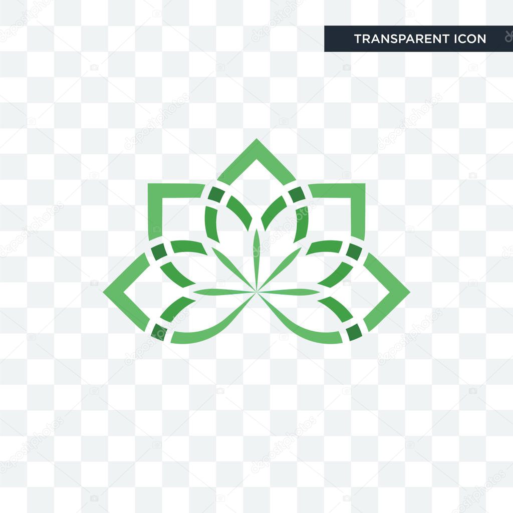 Holistic vector icon isolated on transparent background, holistic logo concept
