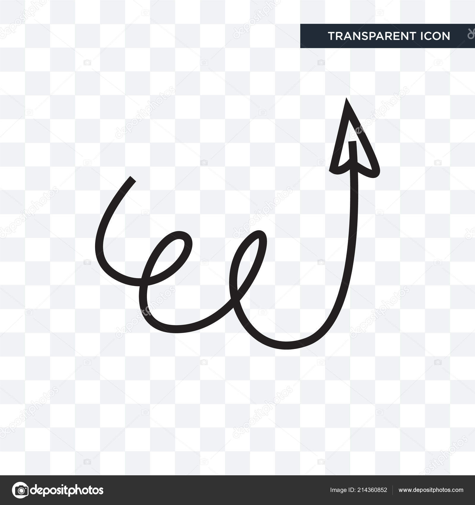 纠结箭头指向向上矢量图标在transparen 上隔离图库矢量图©vectorgalaxy 214360852