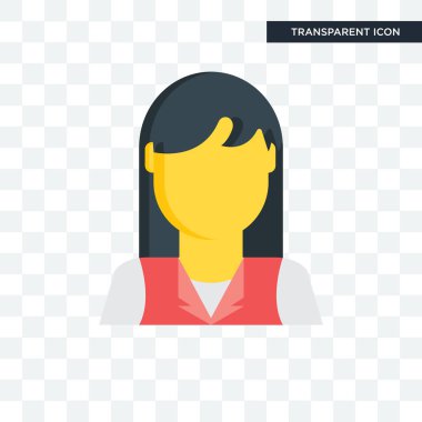 Saydam arka plan üzerinde katip logo izole katip vektör simgesi