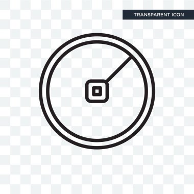  şeffaf arka plan, logo tasarımı izole vektör simgesi