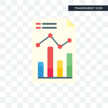 Saydam arka plan üzerinde Analyt izole analytics vektör simgesi