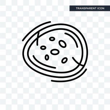 Saydam arka plan üzerinde Basophi izole bazofil vektör simgesi