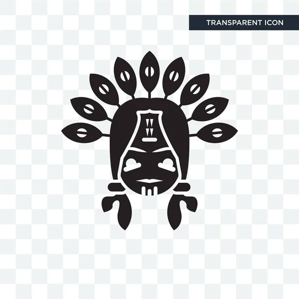 Indyjski wektor ikona na białym na przezroczystym tle, Indian lo — Wektor stockowy