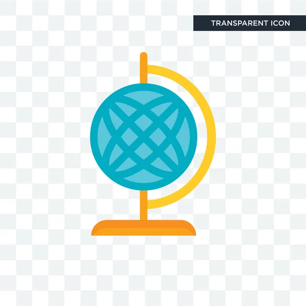 Tierra globo vector icono aislado sobre fondo transparente, Eart — Vector de stock