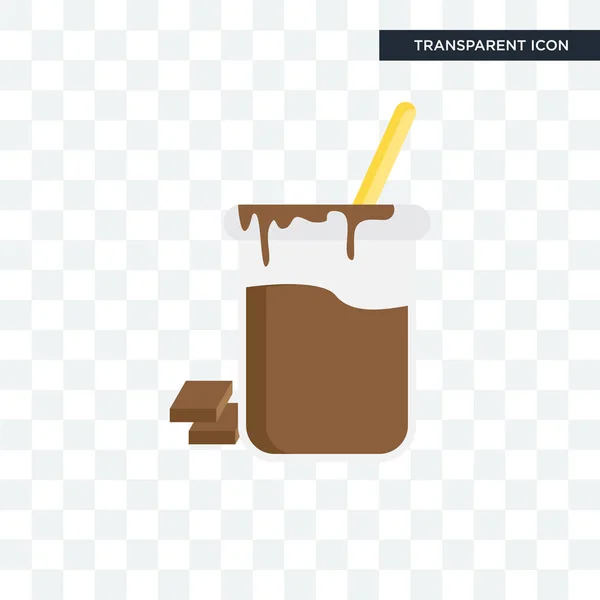 Dulce de leche vector pictogram geïsoleerd op transparante achtergrond, D — Stockvector