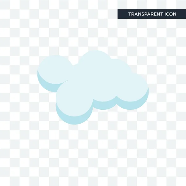 Icône vectorielle Cloude isolée sur fond transparent, Cloude lo — Image vectorielle