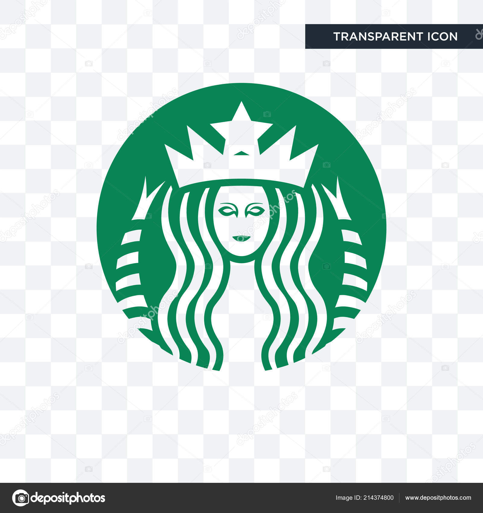Starbucks Vector Icon Isolated On Transparent Background Starbu