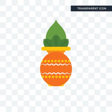 kalash vector icon isolated on transparent background, kalash lo clipart