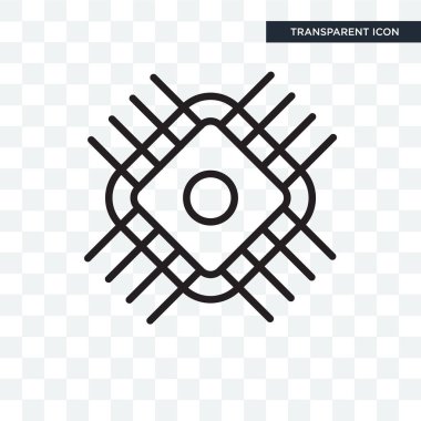 Saydam arka plan üzerinde çerçeve logo izole çerçeve vektör simgesi
