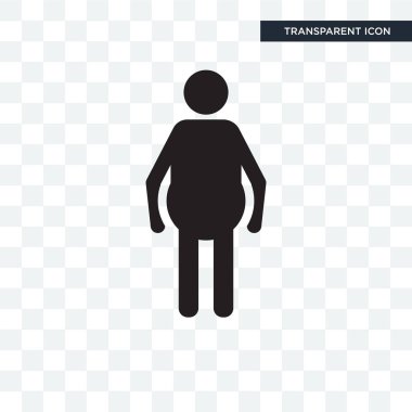 Saydam arka plan üzerinde Overw izole kilolu vektör simgesi