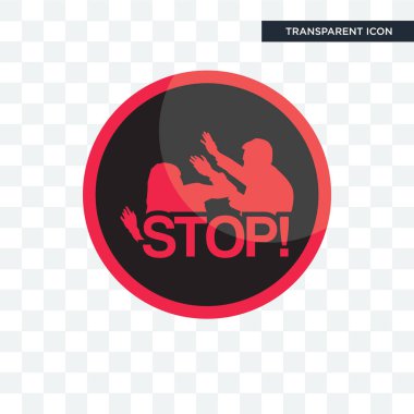 domestic violence vector icon isolated on transparent background clipart