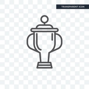 Spor fincan rekabet vektör simgesi üzerinde şeffaf backgr izole