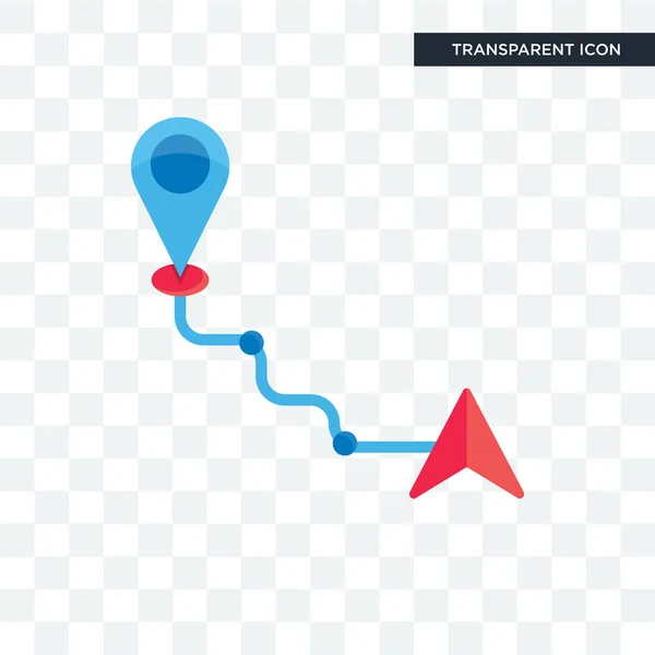 GPS-pictogram van de vector geïsoleerd op transparante achtergrond, Gps logo des — Stockvector