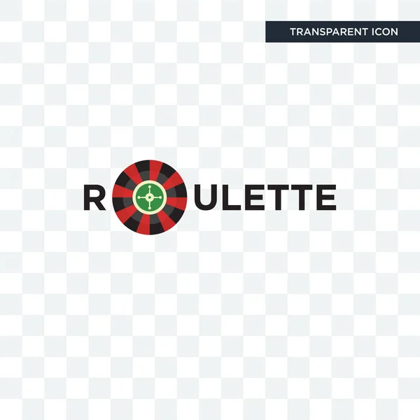 ルーレット ベクトルのアイコンが透明な背景、Roulett の分離 — ストックベクタ