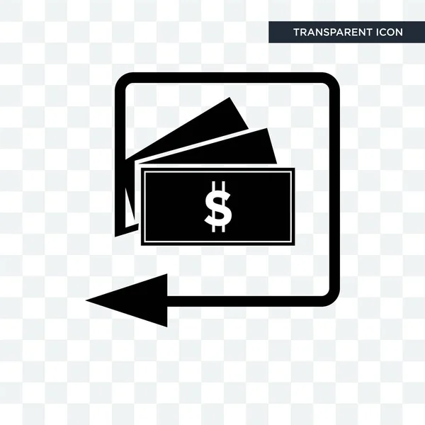 Εικονίδιο του φορέα Cashback απομονώνονται σε διαφανές φόντο, cashbac — Διανυσματικό Αρχείο
