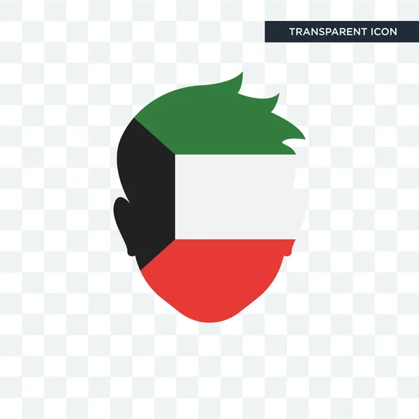 透明な背景、クウェートのロゴに分離されたクウェート ベクトル アイコン — ストックベクタ