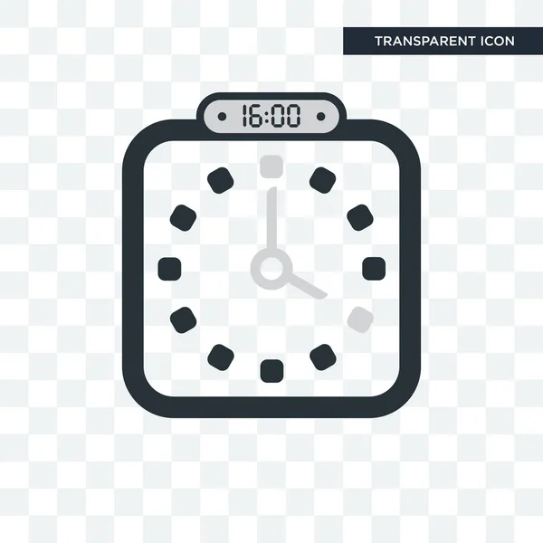 L'icona vettoriale 16: 00, 16: 00 isolata su sfondo trasparente, T — Vettoriale Stock