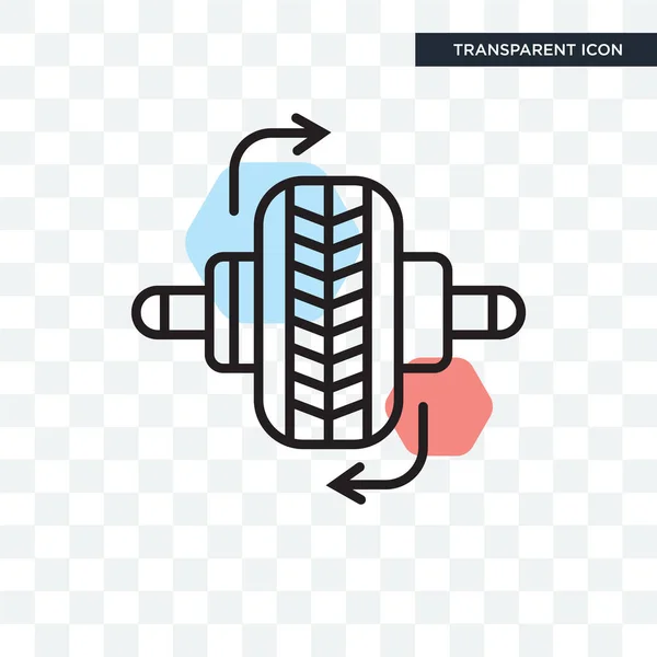 Schorsing vector pictogram geïsoleerd op transparante achtergrond, Suspe — Stockvector