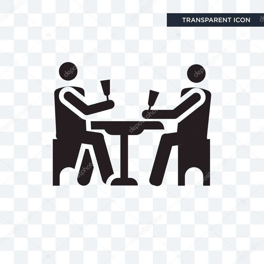 Drinking vector icon isolated on transparent background, Drinking logo concept