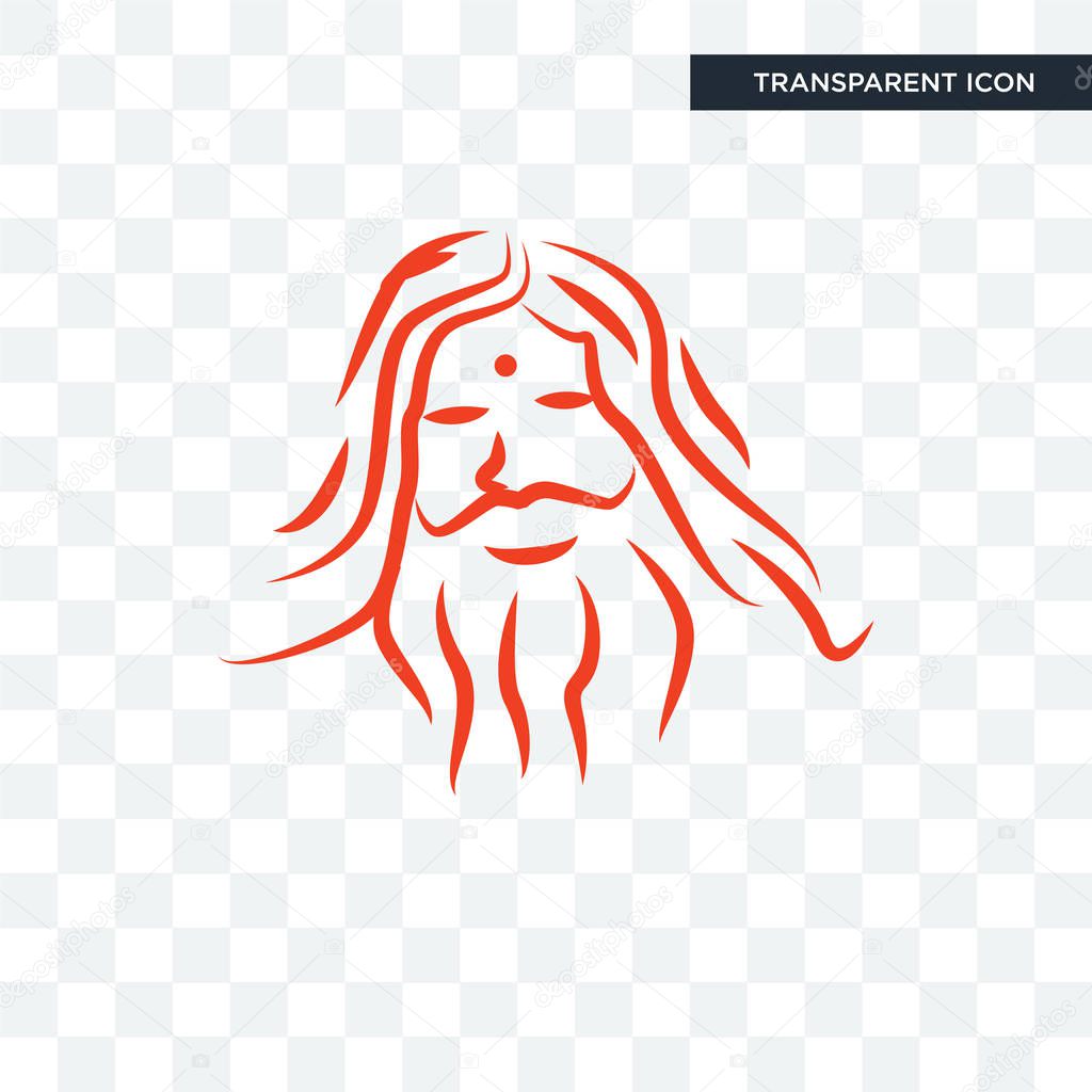 patanjali vector icon isolated on transparent background, patanj