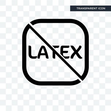 saydam arka plan üzerinde lateks izole Lateks ücretsiz vektör simge